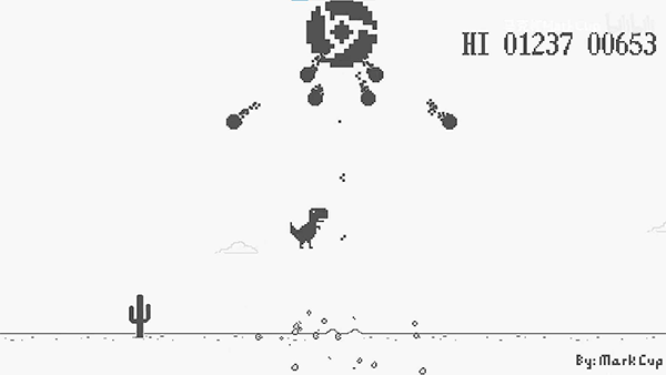 谷歌小恐龙高分技巧1