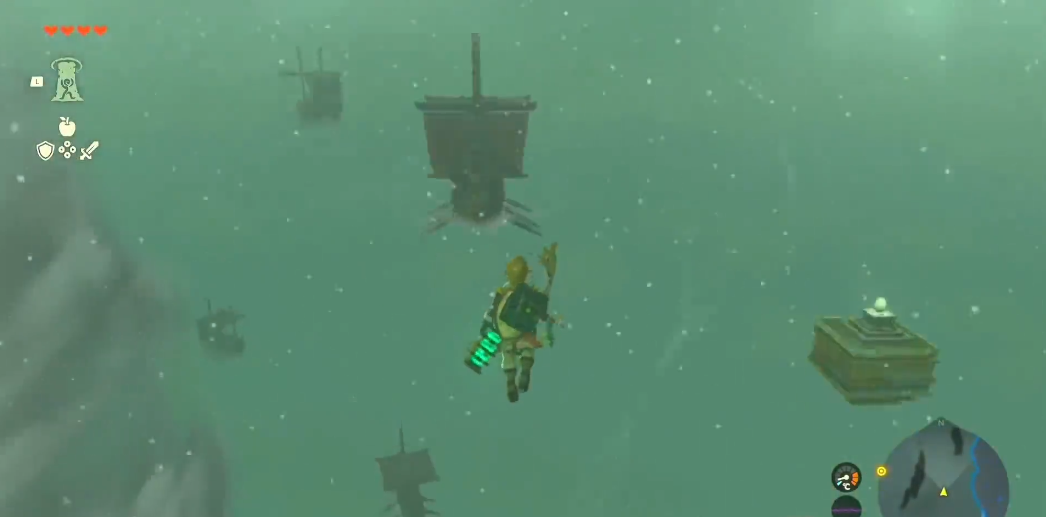 塞尔达传说王国之泪云海怎么上去