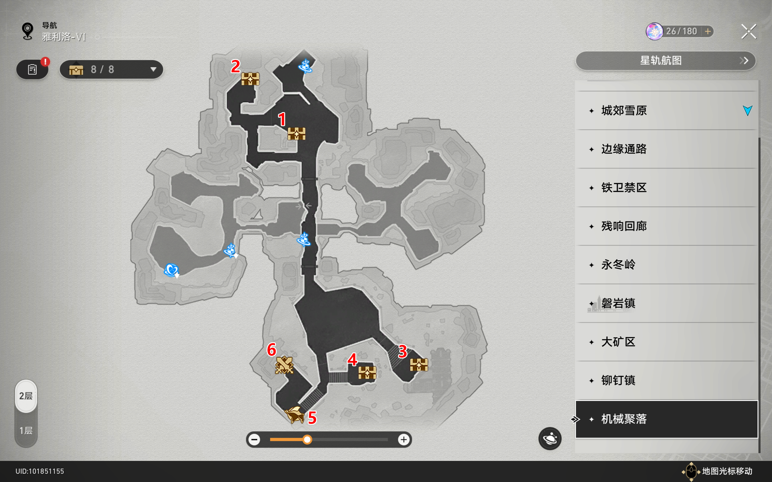 崩坏星穹铁道残响回廊全宝箱位置在哪