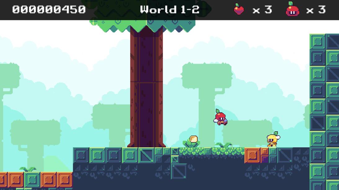 苹果大冒险解锁全部关卡版