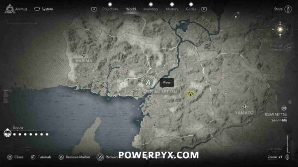 刺客信条影钥匙位置大全 全部秘钥收集攻略一览）