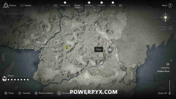 刺客信条影钥匙位置大全 全部秘钥收集攻略一览）