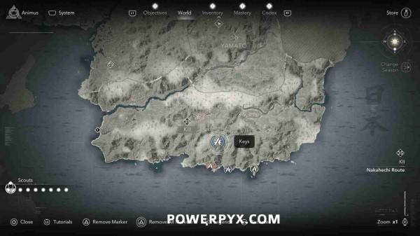 刺客信条影钥匙位置大全 全部秘钥收集攻略一览）