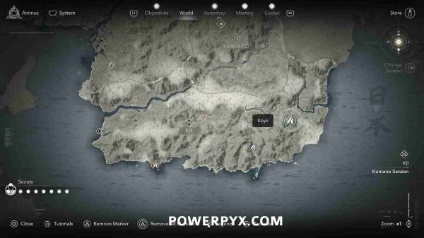 刺客信条影钥匙位置大全 全部秘钥收集攻略一览）