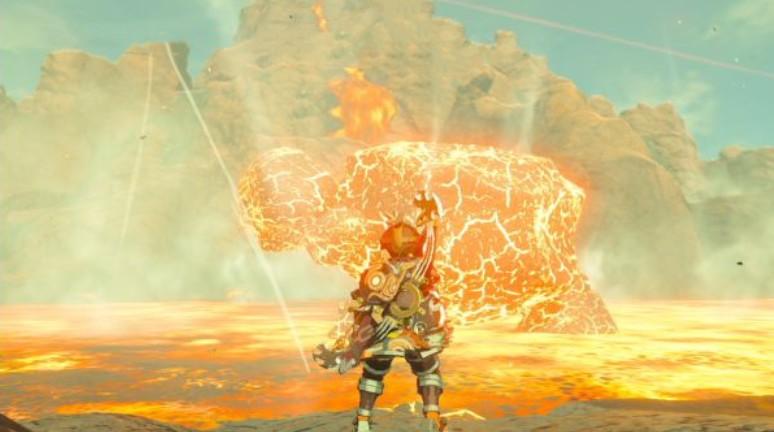 塞尔达熔岩巨人如何打（塞尔达初始的岩石巨人如何打）