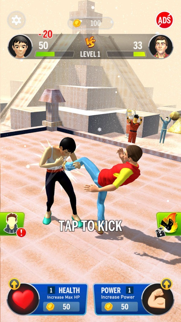 飞踢之王大量金币版