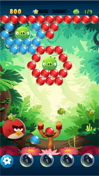 愤怒的小鸟泡泡大战新手攻略图片3