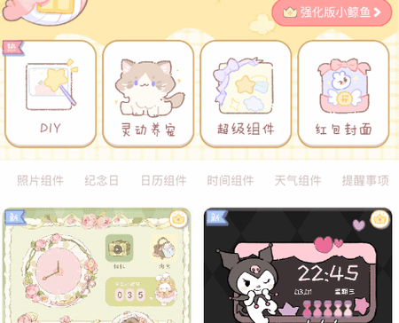 鲸鱼小组件免登录会员版