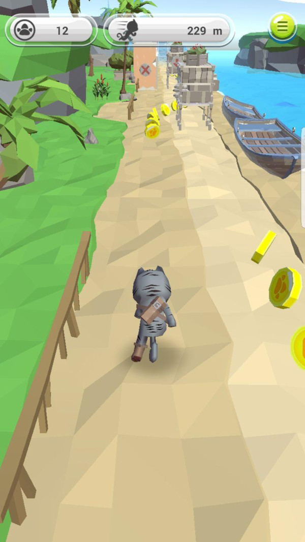 沙雕猫咪海滩跑酷官方版