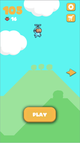 不断向上跳游戏图片1