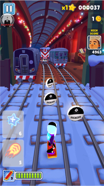 地铁跑酷黑色精灵小黑定制版图片5