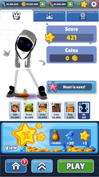 地铁跑酷海底熔岩魔改版图片2