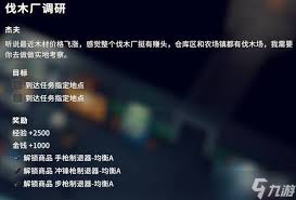 逃离鸭科夫伐木场调研任务攻略是什么