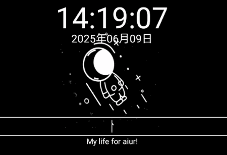 暗夜太空人表盘